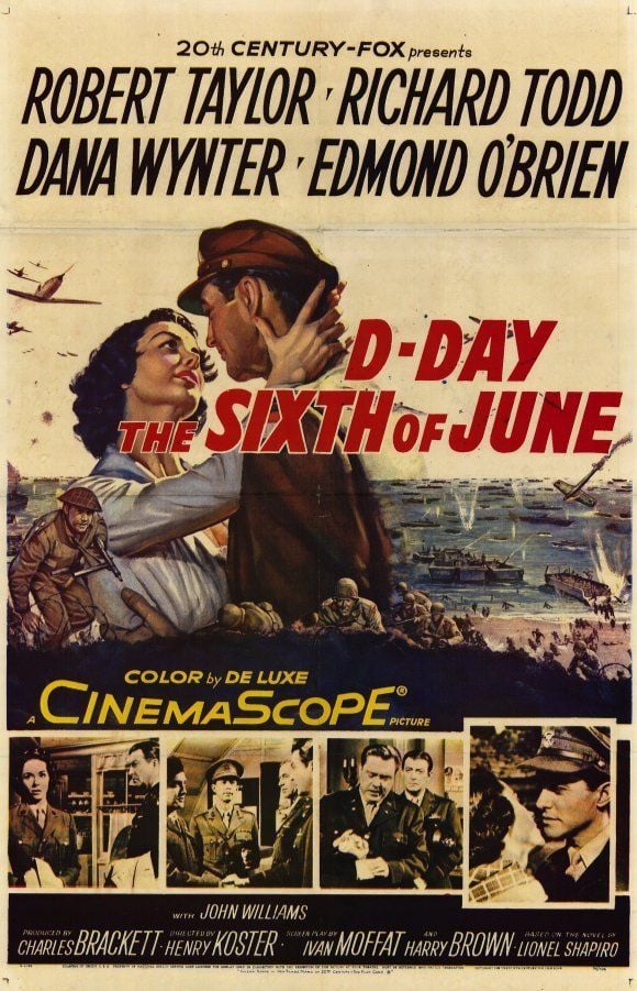 Affiche du film "AU 6ème JOUR" de Henry Koster (1956)