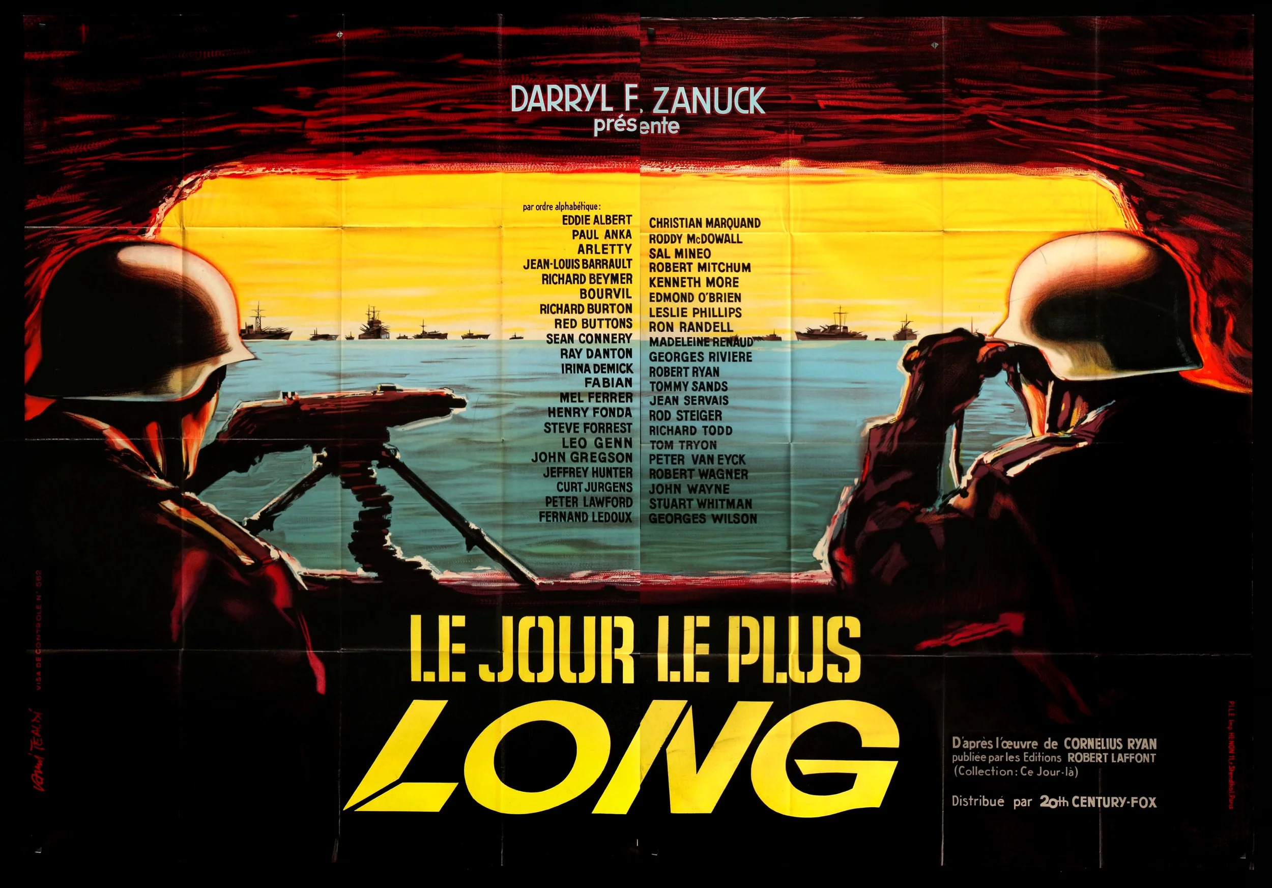 Affiche du film "LE JOUR LE PLUS LONG" de Ken Annakin (1962)